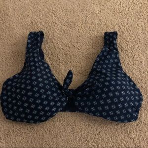BCA bathing suit top - tie front